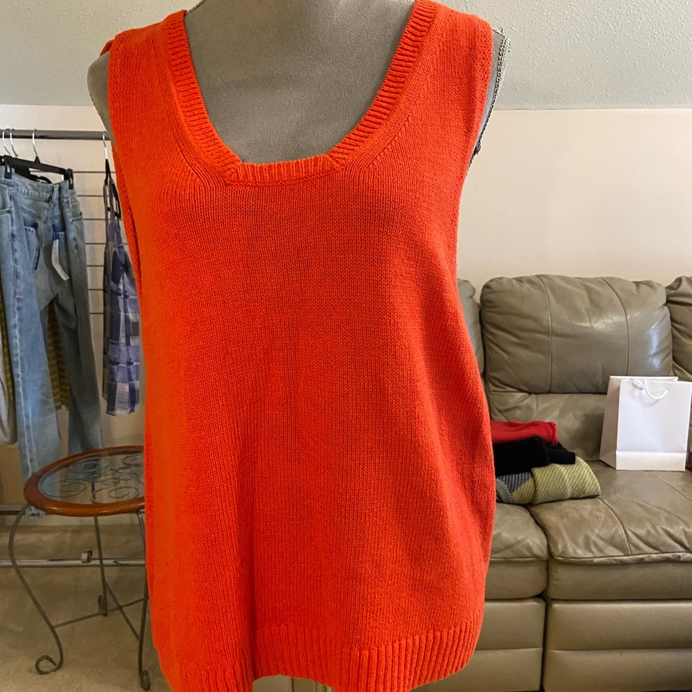 Cabi Siren Asymmetrical Sweater Vest Style 5012
